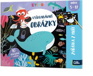 Vyškrabovacie obrázky Kvído – Vyškrabávacie obrázky – zvieratká z mora - Vyškrabávací obrázky