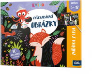 Vyškrabávací obrázky Kvído - Vyškrabávací obrázky - zvířátka z lesa - Vyškrabávací obrázky