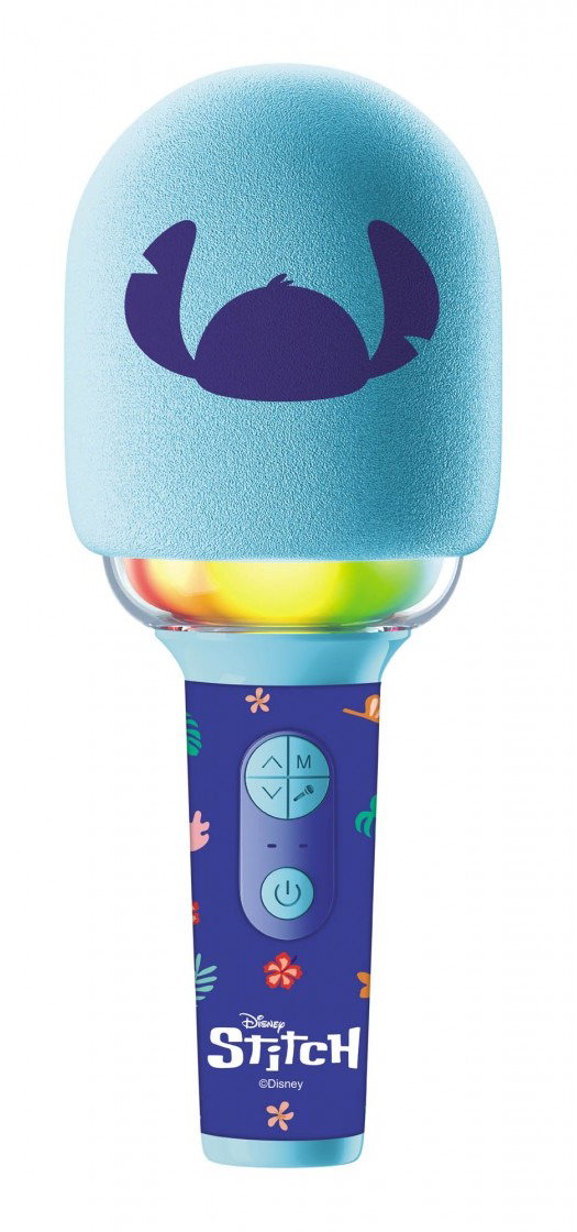 Stitch Bluetooth/vezeték nélküli karaoke mikrofon hang- és fényhatásokkal