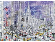 GALISON Puzzle Buildings - Michael Storrings: the Cathedral of St. Patrick 1000 pieces - Jigsaw Puzzle