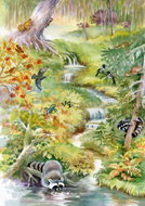 BLUEBIRD Puzzle Animals - Forest animals 1000 pieces - Jigsaw Puzzle