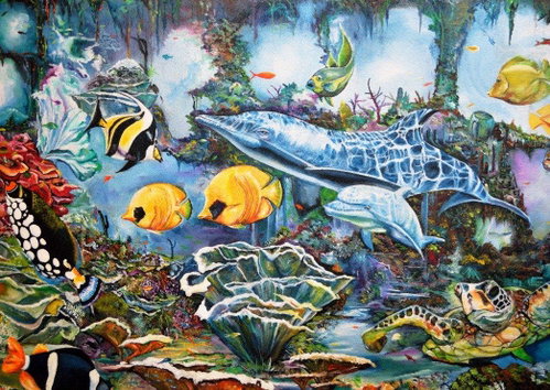 BLUEBIRD Puzzle Underwater Empire 500 pieces - Jigsaw Puzzle - Main image