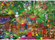 MASTERPIECES Puzzle Seek&Find: Garden Hideout 1000 pieces - Jigsaw Puzzle