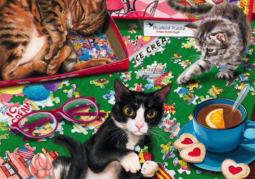 BLUEBIRD Puzzle Cats - Cat Jigsaw 1000 pieces - Jigsaw Puzzle - Main image