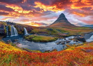 ALIPSON Puzzle Kirkjufellsfoss Waterfall - Iceland 500 pieces - Jigsaw Puzzle