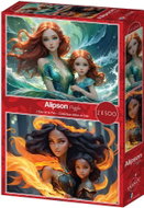 ALIPSON Puzzle Mere et Fille: L'Eau et le Feu 2 × 500 pieces - Jigsaw Puzzle