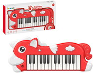 Unicorn electronic keyboard - red - Children's Electronic Keyboard