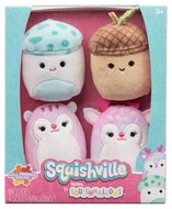 Squishville mini plushies 4 pcs - Fall Friends Squad - Soft Toy