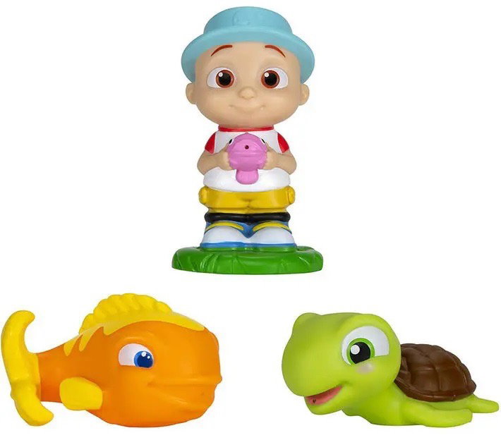 Cocomelon Splash Play szett - JJ, hal és teknősbéka