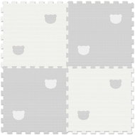 Children's foam puzzle - Bear, grey + white - Foam Puzzle