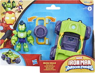 Figure and Accessory Set Marvel Iron Man and His Awesome Friends Iron Hulk Vehicle and Figure - Set figurek a příslušenství