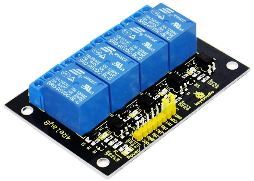 Keyestudio Arduino modul 4-kanal. relé 5 V - Stavebnice | Alza.cz