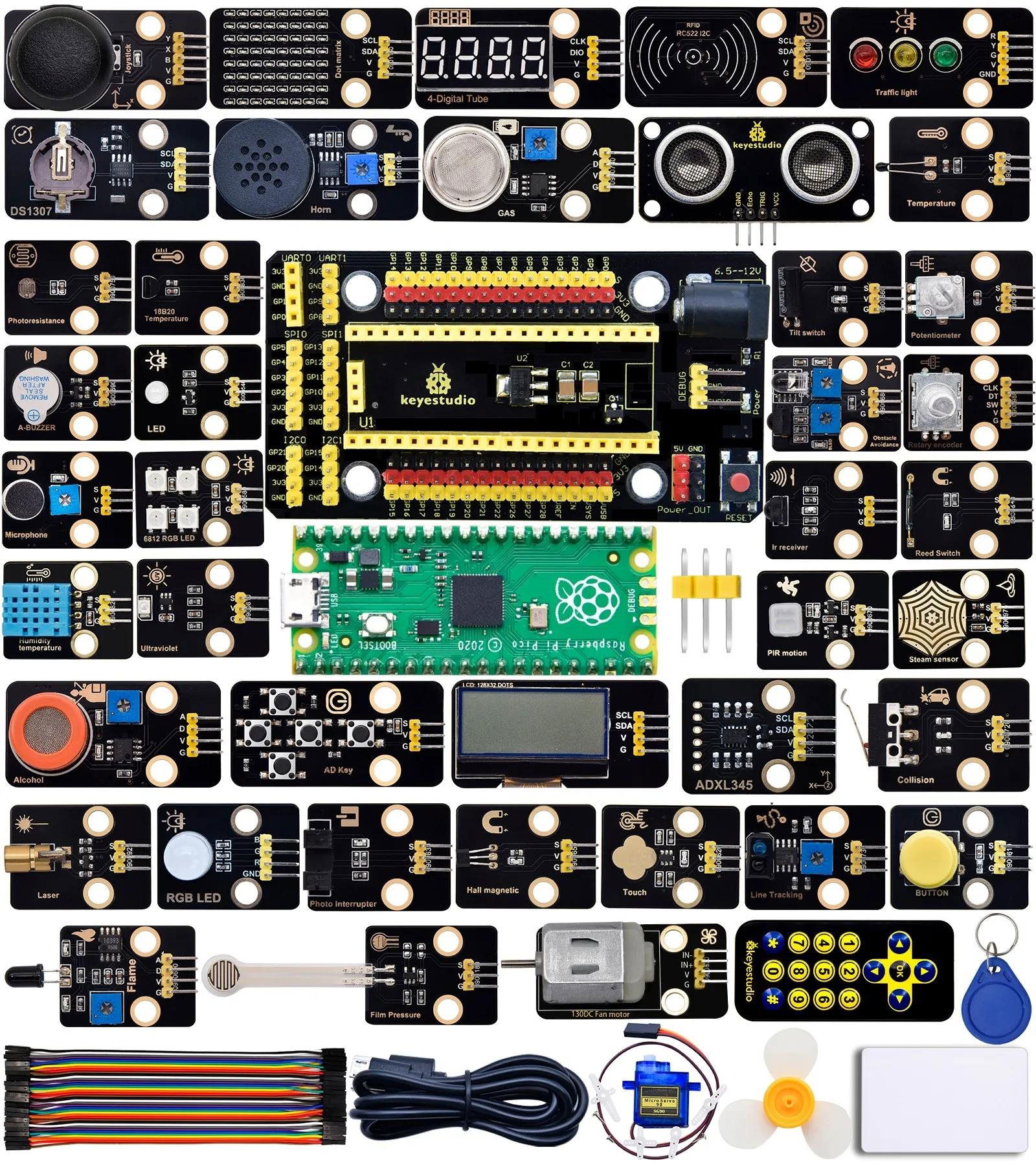 Keyestudio Arduino sada senzoru pro Raspberry PI Pico 42v1 - Stavebnice ...