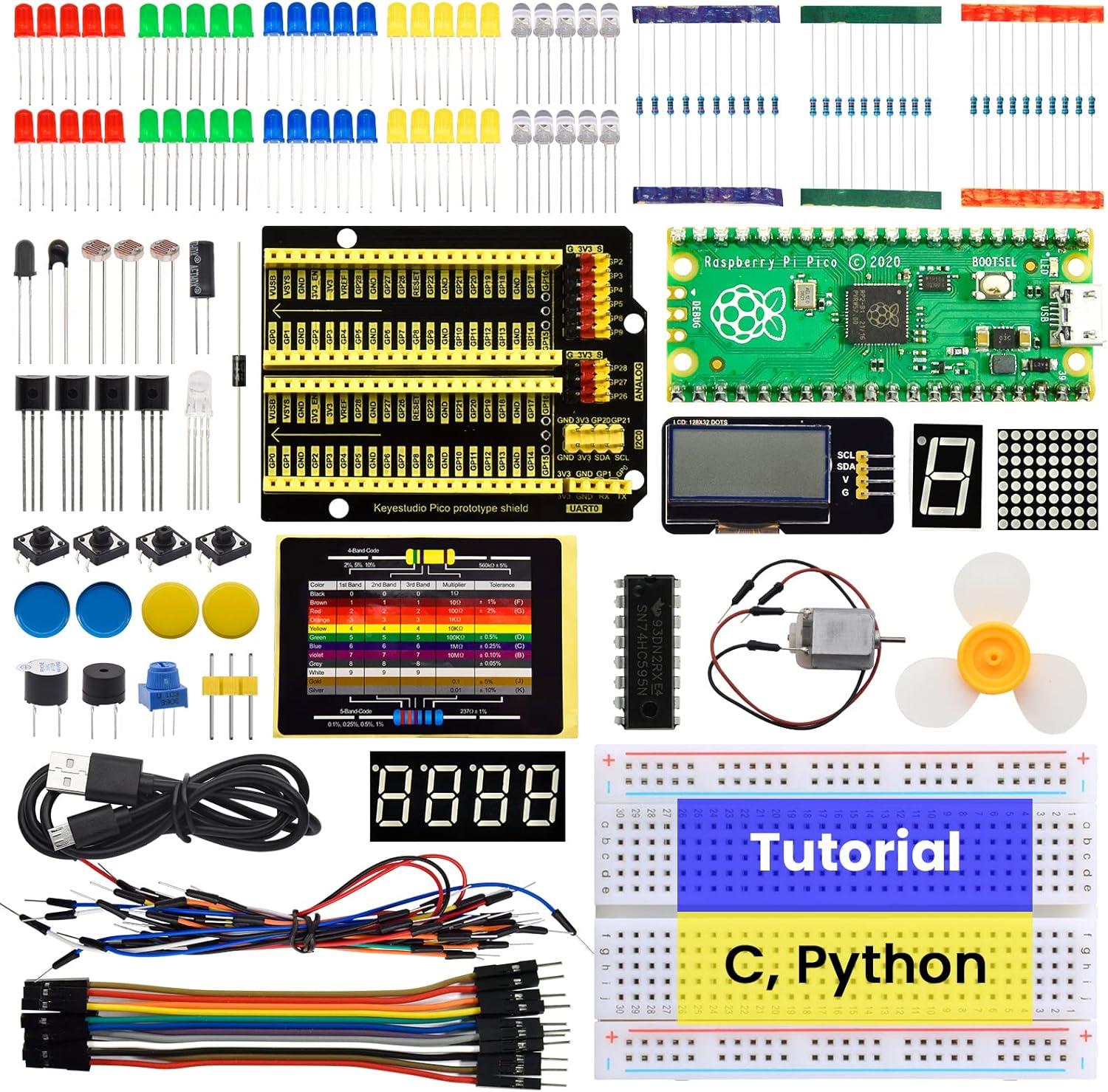 Keyestudio Arduino Raspberry PI Pico výuková sada - basic edition ...