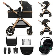 Kinderkraft Esme Pro Pure Black 3-in-1 Travel System - Baby Buggy