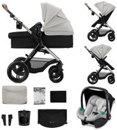 Kinderkraft Moov 2 XL Air 3-in-1 Travel System – Grey - Baby Buggy