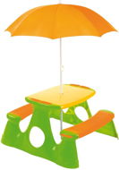 Picnic table and bench with umbrella - Table