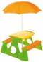 Picnic table and bench with umbrella - Table
