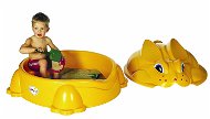 Paradiso Toys sárga nyúl homokozó fedéllel - Homokozó