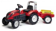 FALK Traktor mit Anhänger - Rutscher-Fahrzeug - Trettraktor