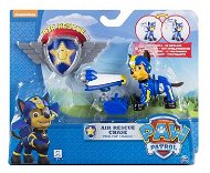 PAW Patrol Air Rescue Chase, Pack Pup & Badge - Figure