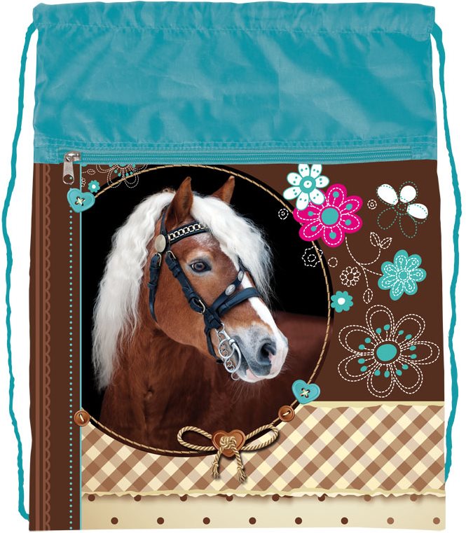 Horse drawstring online bag