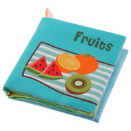 Bocioland, Měkká, šustící, kontrastní knížka pískací - Fruits - Kniha