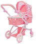 Baby mix Sophie Kočárek pro panenky, 2 v 1, pink - Kočárek pro panenky