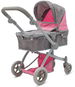 Baby mix Sophie Kočárek pro panenky, 2 v 1, pink - grey - Kočárek pro panenky