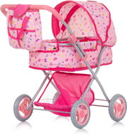 CHIPOLINO Deep Stroller for dolls Dora Butterflies - Doll Stroller