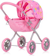 CHIPOLINO Deep Stroller for dolls Daisy Hearts - Doll Stroller