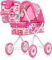 CHIPOLINO Hluboký kočárek pro panenky Emily Multicolor - Kočárek pro panenky