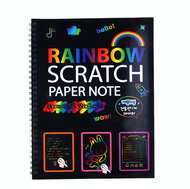 Kolorits Scratch art scratch pad 10 sheets C5 - Scratch Pictures