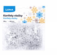 LUMA Trading Konfety VLOČKY bílé, 2 ks - Confetti