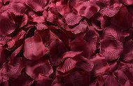 Konfety Okvětní lístky růže 800 ks - tmavě červené bordó - Konfety