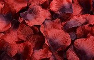 Okvětní lístky růže 800 ks - červeno černé vlčí mák - Konfety