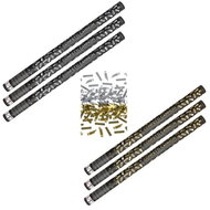 Party confetti Set of 6, 80 cm, golden silver metallic New Year's Eve - Confetti