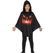 GUIRCA Poncho with pumpkin children's unisex costume 7 - 9 years - Costume