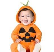 GUIRCA Jumpsuit pumpkin children's unisex costume 12 - 18 months - Costume