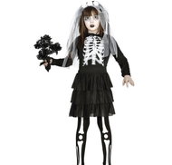 GUIRCA Skeleton Bride children's girl costume 10 - 12 years - Costume