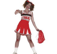 GUIRCA Women's zombie cheerleader costume, sizing. M - Costume
