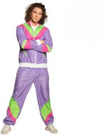 Boland Retro men's tracksuit purple sized. L - Costume