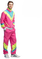 Boland Retro sweatsuit men's pink sized. XXL - Costume