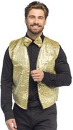 Boland Gold sequin vest and bow tie set size. M/L - Costume