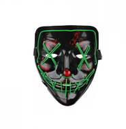 Verk Scary glowing mask black and green - Costume Accessory