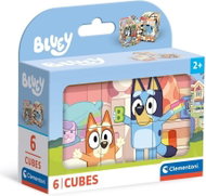 Clementoni Obrázkové kostky 6 kostek Bluey - Picture Blocks