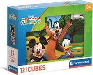 Clementoni Obrázkové kostky 12 kostek Mickey Mouse - Picture Blocks