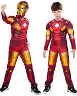 FunCo Dětský kostým Iron man s maskou, M - Kostým