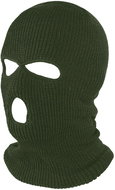 APT BQ42E Knitted balaclava with holes khaki - Costume Accessory