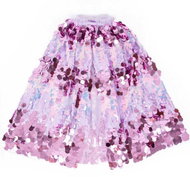Great Pretenders Sequin Glitter Cloak for Girls, Purple - Costume